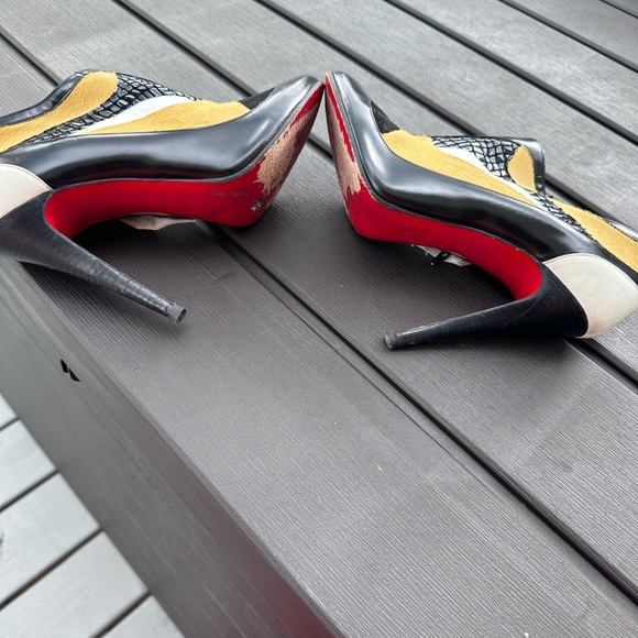 Christian Louboutin Shoes - Christian Louboutin multicolor 3 inch bootie